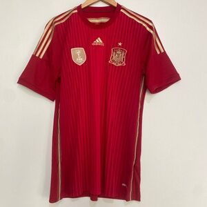 Adidas L Spain 2014 FIFA World Cup home Jersey